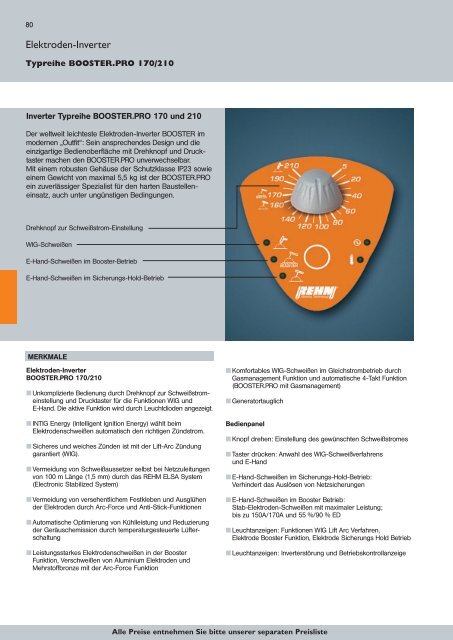 SCHWEISSGERÄTE 2007/2008 - Rehm