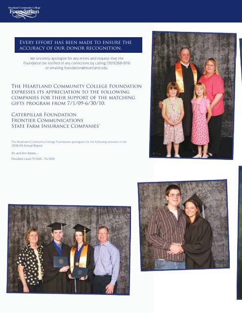 2009-2010 annual report - Heartland Community College