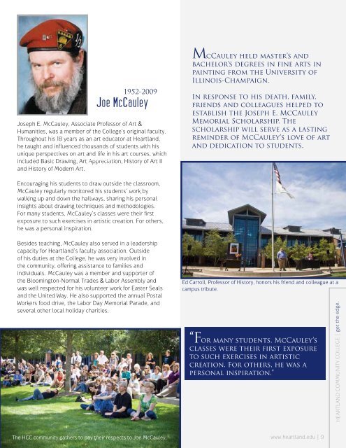 2009-2010 annual report - Heartland Community College