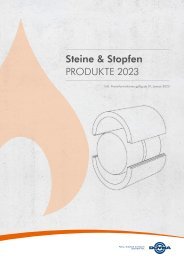 Steine & Stopfen Preisblatt