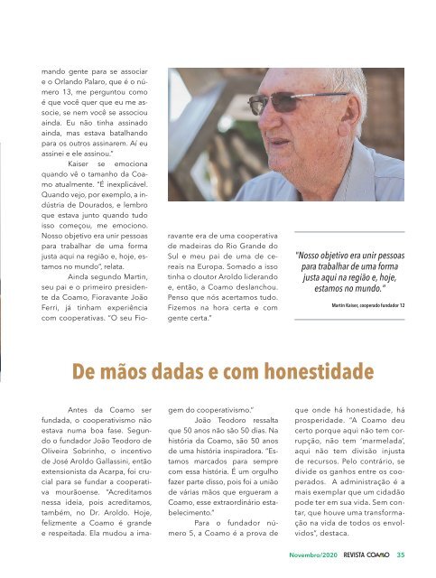 Revista Coamo Edição de Novembro de 2020