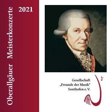 Oberallgäuer Meisterkonzerte Programm 2021