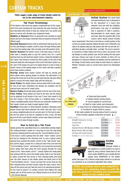 Curtain Tracks - Flint Hire & Supply