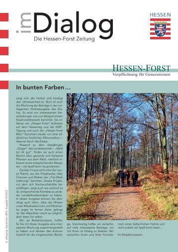 Im Dialog 03/2012 - Landesbetrieb Hessen-Forst