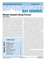 BAYJOURNAL - Narragansett Bay Estuary Program