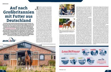 Pferd+Sport 12/20 - Sportliches | Advertorial: Kathleen Kröncke setzt auf „Mein Balios“