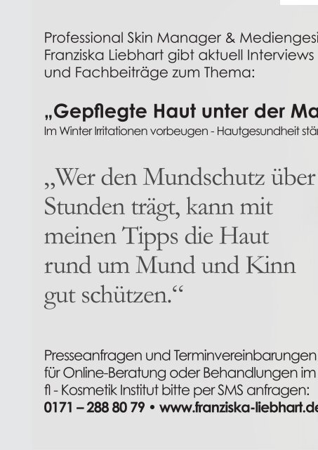 Gunter Harms DER FRISCHECOACH im Orhideal IMAGE Magazin Dezember 2020