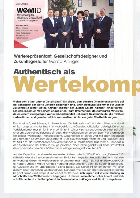 Gunter Harms DER FRISCHECOACH im Orhideal IMAGE Magazin Dezember 2020