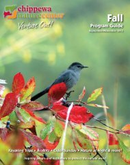 Fall Program Guide - Chippewa Nature Center