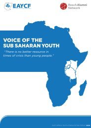 Voice of the Sub Saharan Youth - East Africa Youth Consultation Report