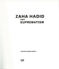 Hans Ulrich Obrist – Zaha Hadid in Conversation