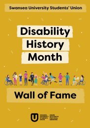 Disability History Month Wall of Fame