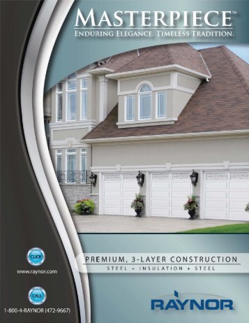 Download Masterpiece Brochure PDF file - Raynor Garage Doors