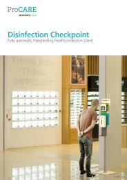 Disinfection checkpoint