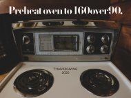 Preheat to 160over90