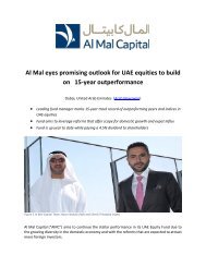 Al Mal eyes promising outlook for UAE equities to build on 15-year outperformance