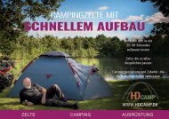 Campingzelte mit schnellem aufbau