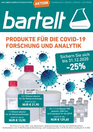 Chemikalien für die Covid-19 Forschung und Analytik