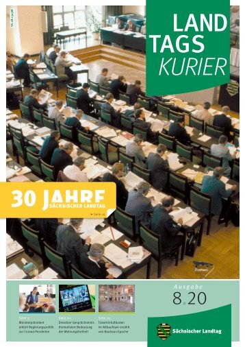 Landtagskurier, Ausgabe 8/2020