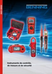BENNING_Catalogue_Instruments-de-contrôle-de-mesure-et-de-sécurité_2021-22_FR