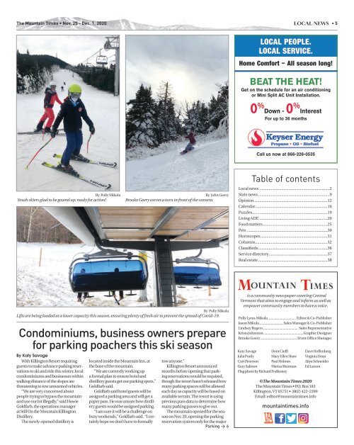 Mountain Times - Volume 49, Number 48 - Nov. 25- Dec. 2, 2020