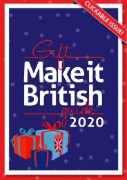 Make it British Gift Guide 2020 - Updated Clickable Version!