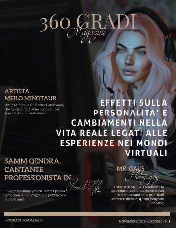 360 GRADI MAGAZINE//2020 Novembre-Dicembre 