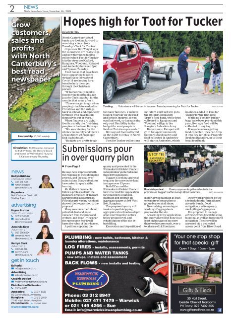 North Canterbury News: November 26, 2020