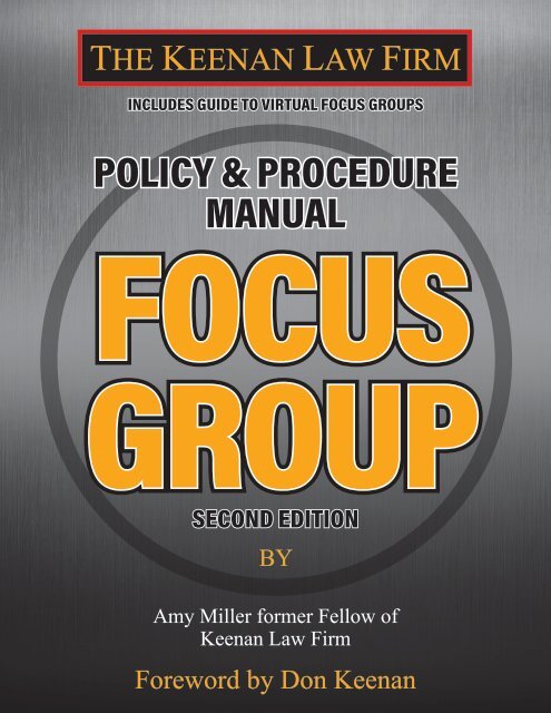 FOCUS GROUPS BOOK
