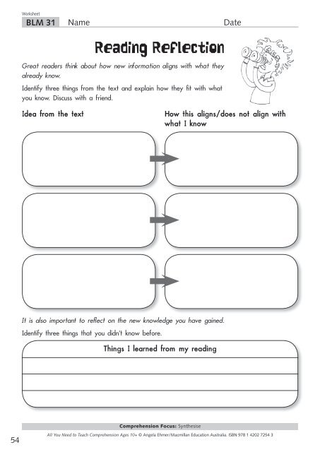 All You Need To Teach Comprehension 10+