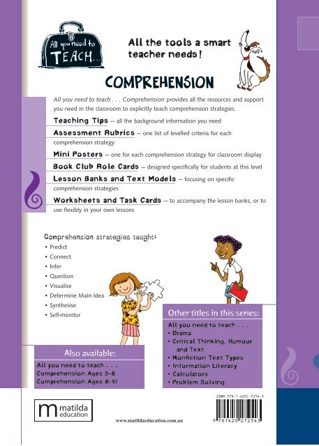 All You Need To Teach Comprehension 10+