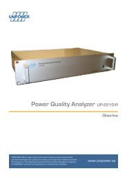Power Quality Analyzer UP-2210-R - Rotec GmbH