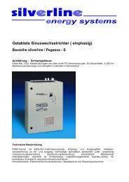 Baureihe silverline / Pegasus - S