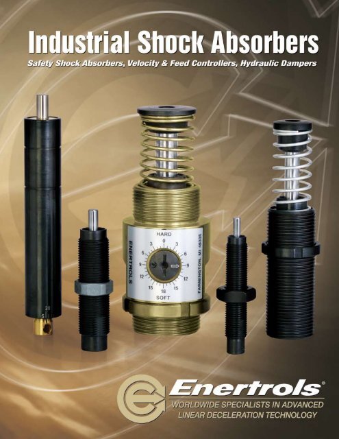 ENERTROLS SALD-3/4X3-P SHOCK ABSORBER 3/4" BORE 2.91" STROKE 9000 IN-LB CAP NEW 