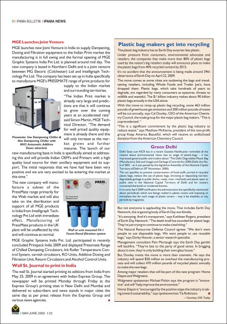 IPAMA BULLETIN (May - June) - Indian Printing, Packaging and ...