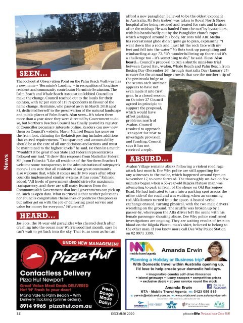 Pittwater Life December 2020 Issue