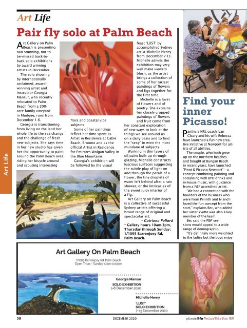 Pittwater Life December 2020 Issue
