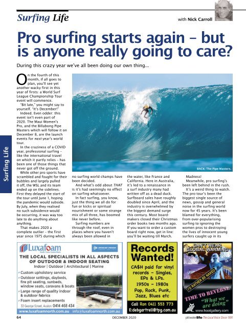 Pittwater Life December 2020 Issue