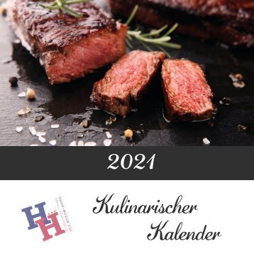 Kulinarischer Kalender 2021 - Hotel Hessischer Hof - Ober-Ramstadt