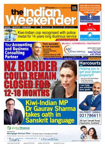 The Indian Weekender, Friday 27 November 2020