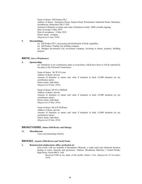 PDF version - United Kingdom Parliament