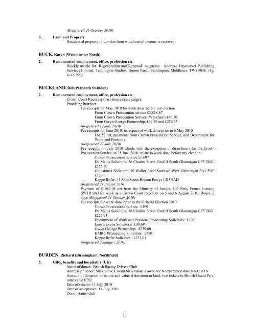 PDF version - United Kingdom Parliament