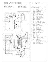 Bag Housing with Handle - Sebo