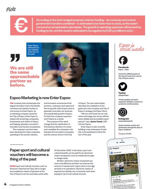 ESPOO MAGAZINE 4/2020