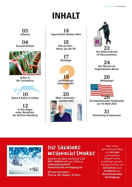 humanistisch! Das Magazin #12 - 1/2021