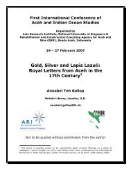 Gold, Silver and Lapis Lazuli - Asia Research Institute, ARI