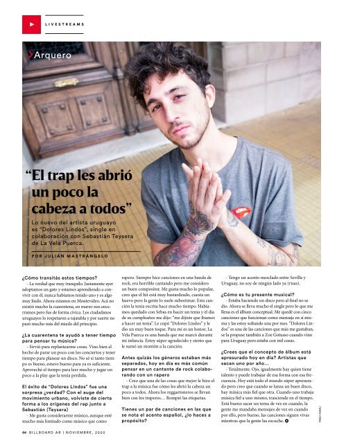 Billboard AR N°88 Noviembre 2020