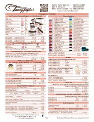 Price List 4-page Color Catalog.indd - Tammy Taylor Nails