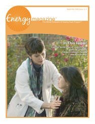 September 2006: Taking a Healing Touch Level 3 - Energy Magazine