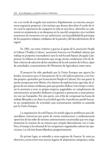 Auto-desarrollo de poblaciones de montaña : género ... - IRD